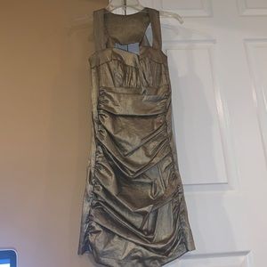 Gold occasion dress
